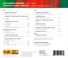 Alexander Scriabin (1872-1915): Sämtliche Klaviersonaten, 2 CDs