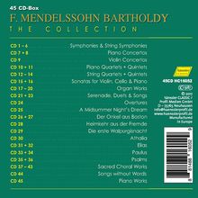 Felix Mendelssohn Bartholdy (1809-1847): Felix Mendelssohn Bartholdy - The Collection (Hänssler Classic), 45 CDs