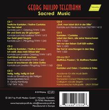 Georg Philipp Telemann (1681-1767): Geistliche Musik, 8 CDs