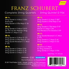 Franz Schubert (1797-1828): Streichquartette Nr.1-15, 8 CDs