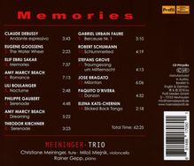 Meininger Trio - Memories, CD