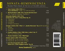 Sonata-Reminiscenza - Russische Klaviermusik an der Wende zum 20. Jahrhundert, CD