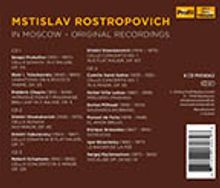 Mstislav Rostropovich in Moscow, 4 CDs
