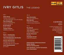 Ivry Gitlis - The Legend, 4 CDs