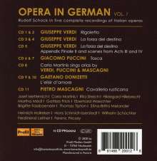 Rudolf Schock - Opera in German Vol.1 (5 Opern in deutschen Fassungen), 11 CDs
