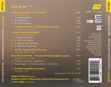 Tzvi Avni (geb. 1927): Klavierkonzert, CD