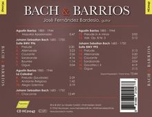 Jose Fernandez Bardesio - Bach &amp; Barrios, CD