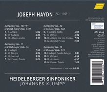 Joseph Haydn (1732-1809): Symphonien Nr.11,15,32, CD