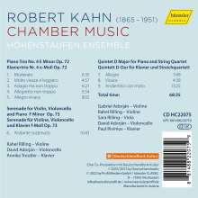 Robert Kahn (1865-1951): Klavierquintett D-Dur, CD