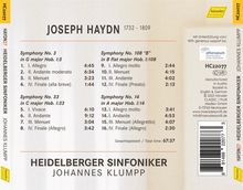 Joseph Haydn (1732-1809): Symphonien Nr.3,14,33, CD