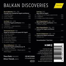 Theo Plath &amp; Oliver Triendl - Balkan Discoveries, CD