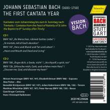 Johann Sebastian Bach (1685-1750): Vision.Bach 2 - Kantaten vom Johannistag bis 8.Sonntag nach Trinitatis des 1.Leipziger Jahrgangs 1723, 2 CDs
