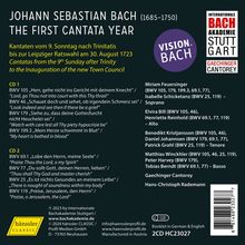 Johann Sebastian Bach (1685-1750): Vision.Bach 3 - Kantaten vom 9.Sonntag nach Trinitatis bis zur Leipziger Ratswahl des 1.Leipziger Jahrgangs 1723, 2 CDs