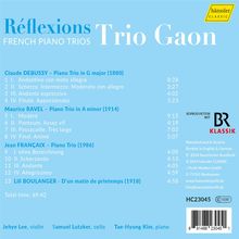 Trio Gaon - Reflexions (French Piano Trios), CD