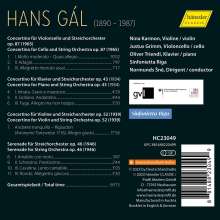 Hans Gal (1890-1987): Konzerte, CD