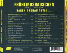 FRÜHLINGSRAUSCHEN SPRING PRINTEMPS NAREH ARGAMANYAN Piano. Eine Liste von Musikstücken, Komponisten und deren Dauer.