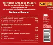 Wolfgang Amadeus Mozart (1756-1791): Klavierkonzerte Nr.3 &amp; 8, CD