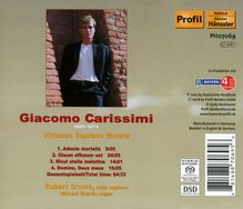 Giacomo Carissimi (1605-1674): Motetten für Männersopran, Super Audio CD