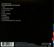 John Metcalfe (geb. 1964): The Appearance Of Colour, CD