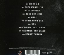 Schattenmann: Licht an, CD