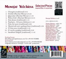 Munojat Yulchieva: Selected Pieces (Classical Music Of Central Asia), CD