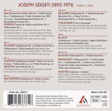 Joseph Szigeti - Wahrhaftigkeit und Eleganz, 10 CDs