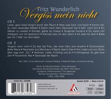 Fritz Wunderlich - Vergiss mein nicht, 2 CDs