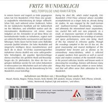 Fritz Wunderlich - Welterfolge und Raritäten, 10 CDs