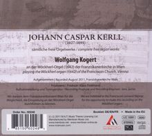 Johann Caspar Kerll (1627-1693): Orgelwerke, CD