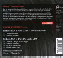 Franz Schubert (1797-1828): Symphonien Nr.8 &amp; 9, CD