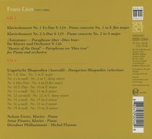 Franz Liszt (1811-1886): Klavierkonzerte Nr.1 &amp; 2, 2 CDs