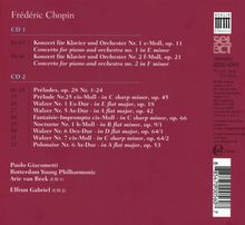 Frederic Chopin (1810-1849): Klavierkonzerte Nr.1 &amp; 2, 2 CDs