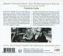 Johann Sebastian Bach (1685-1750): Das Wohltemperierte Klavier 1 &amp; 2, 4 CDs