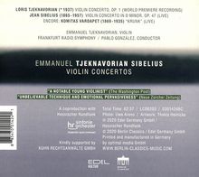 Loris Tjeknavorian (geb. 1937): Violinkonzert op.1, CD