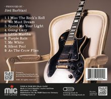 Titelliste und Kontaktinfos auf rustikalem Stuhl mit E-Gitarre in edler, klassischer Umgebung.