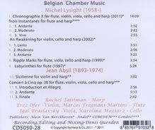 Michel Lysight (geb. 1958): Kammermusik, CD