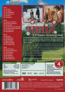 Heidi (Gesamtausgabe der TV-Serie), 4 DVDs