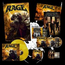 Rage: Afterlifelines (Purple Orange Marbled Vinyl) (Box Set), 3 CDs, 2 LPs und 1 Merchandise