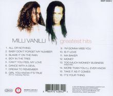 Milli Vanilli: Greatest Hits, CD