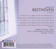 Ludwig van Beethoven (1770-1827): Klavierkonzerte Nr.1-5, 3 CDs