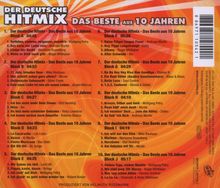 Der deutsche Hitmix - Das Beste aus 10 Jahren, CD