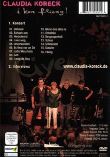 Claudia Koreck: I kon fliang - Live, DVD