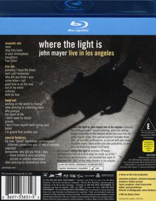 John Mayer: Where The Light Is: Live In Los Angeles, Blu-ray Disc