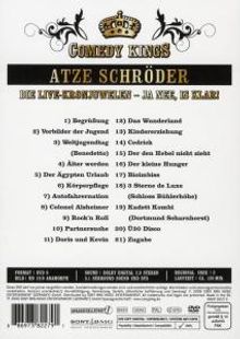 Atze Schröder: Die Live-Kronjuwelen (Comedy Kings), DVD