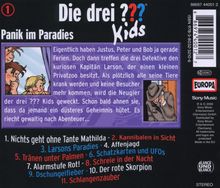 Die drei ??? Kids 01: Panik im Paradies, CD