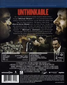 Unthinkable (Blu-ray), Blu-ray Disc