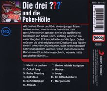 Die drei ??? (Folge 143) und die Poker-Hölle, CD