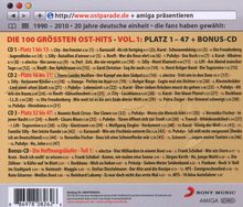 Die 100 größten Ost-Hits Vol. 1: Platz 1 - 47, 4 CDs