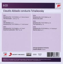 Peter Iljitsch Tschaikowsky (1840-1893): Symphonien Nr.1-6, 6 CDs