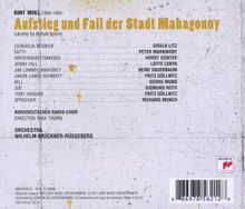 Kurt Weill (1900-1950): Aufstieg und Fall der Stadt Mahagonny, 2 CDs